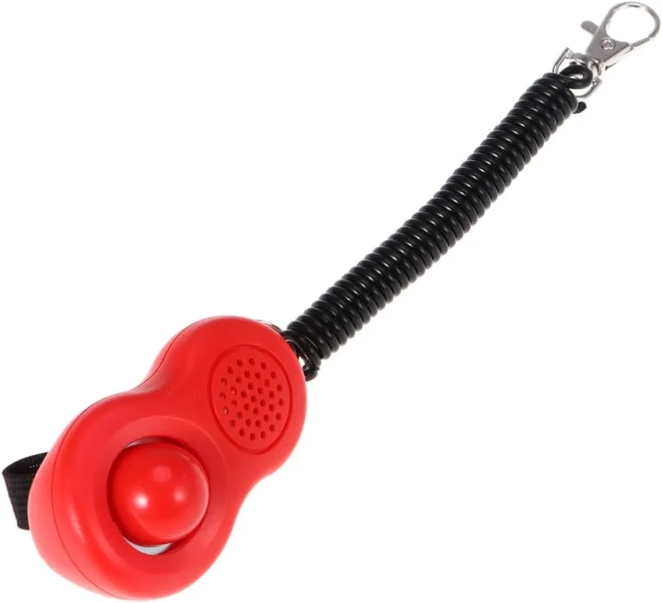 4pcs Pet Training Clicker Set with Elastic Ring Humane Design Dog Clickers for Obedience and Trick Training for Cats and Dogs
