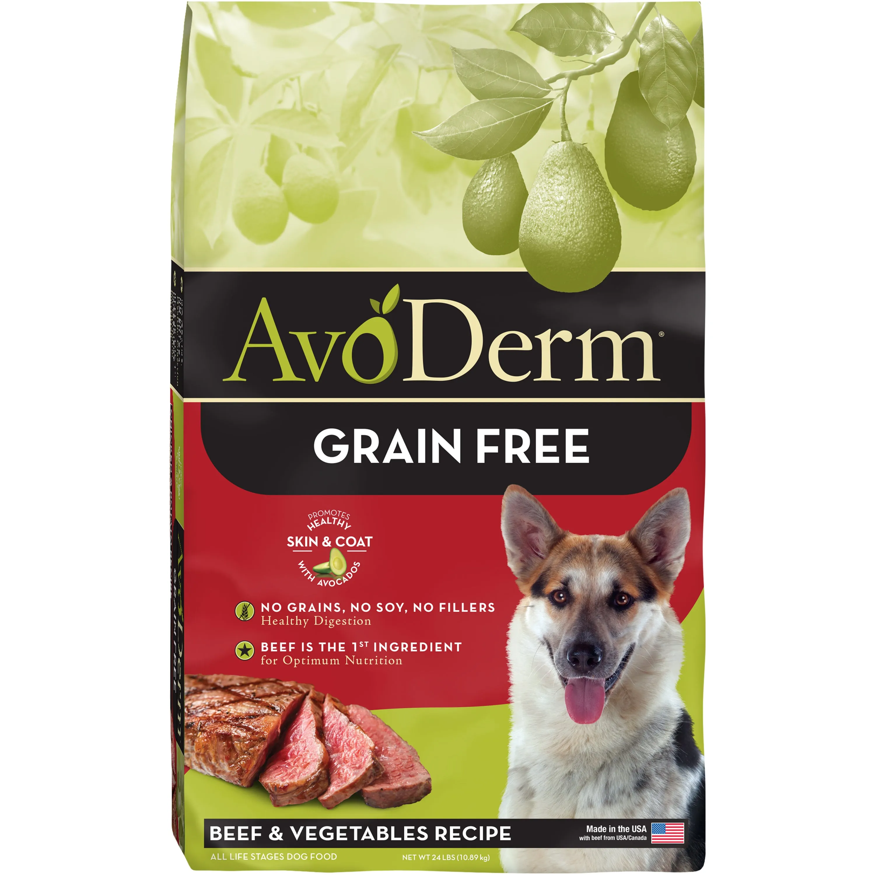 AvoDerm Beef & Vegetables Grain Free Recipe 4lb