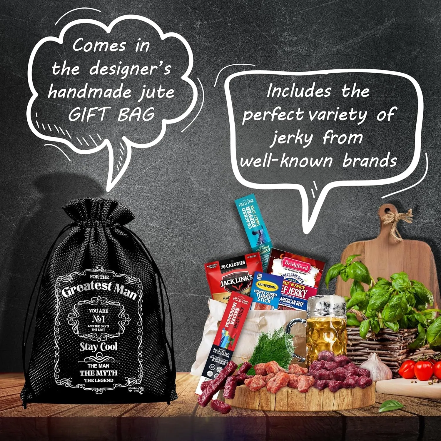 Beef Jerky Gift Basket
