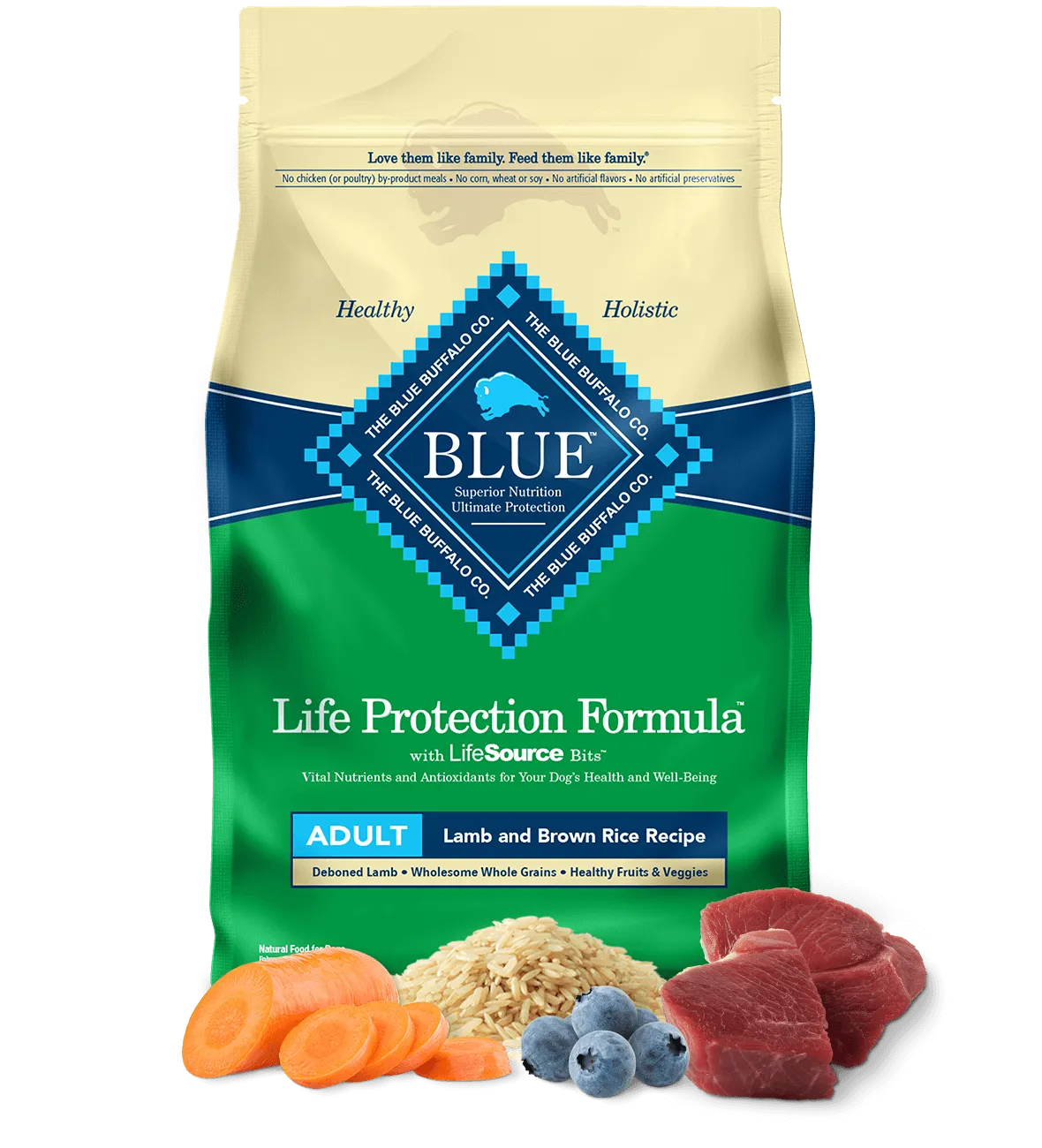 Blue Buffalo - Life Protection Lamb & Brown Rice Dry Dog Food