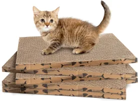 Cat Scratcher Cardboard Cat Scratching Board Cat Scratchers for Indoor Cats Cat Scratch pad Cat Scratching pad Cat Cardboard Scratcher (5pcs)