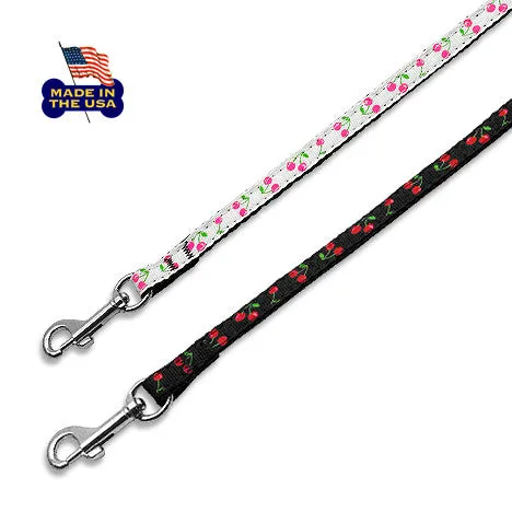 Cherry Ribbon Pet Dog Leash