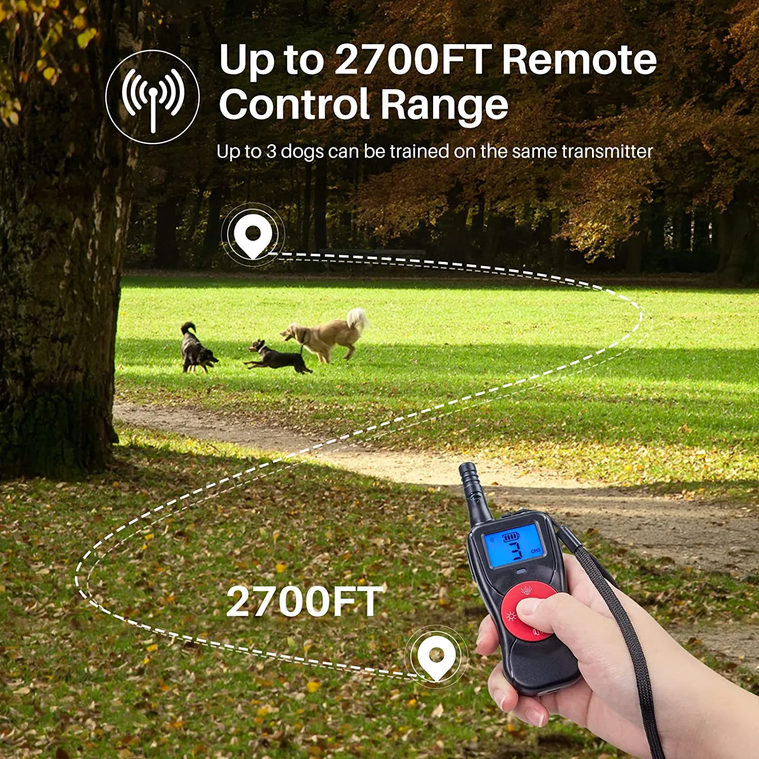 Citronella Spray Stop Barking Collar with Remote, Dog Training Collar