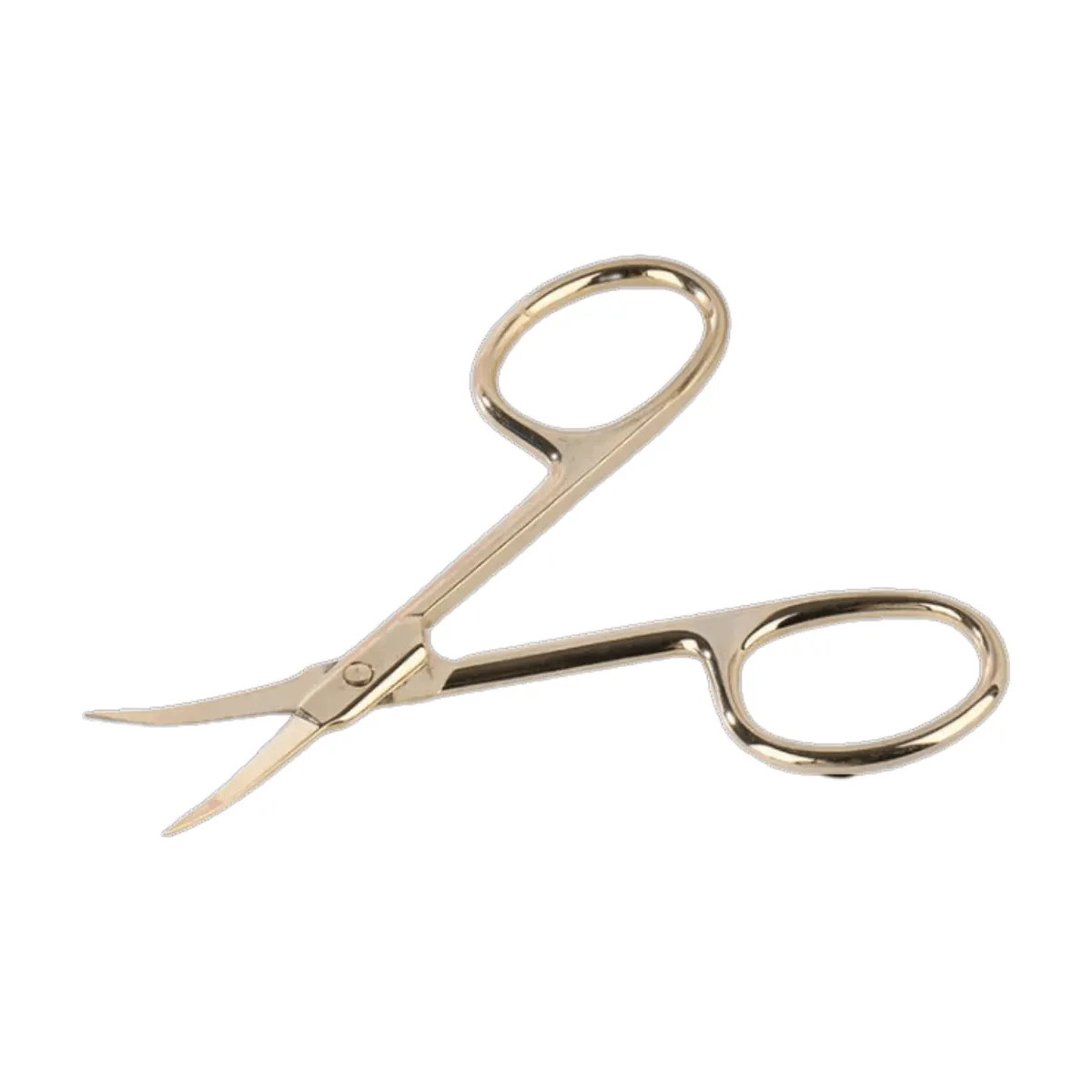 Cuticle Scissors, Stainless Steel, Precision Trimming, Ergonomic Grip, Available in Gold, Rose Gold, and Silver, Perfect for Manicures and Pedicures