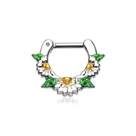 Daisy Garden Icon Septum Clicker / Daith Clicker
