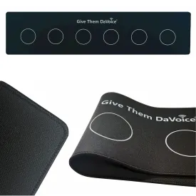 DaVoice Dog Button Mat (6 Button) Dog Buttons for Communication Board