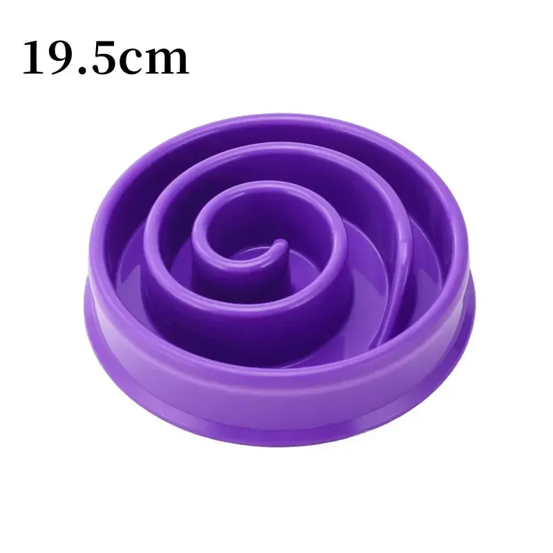 Eco-Friendly Slow Feeder Dog Bowl in Multiple Colors