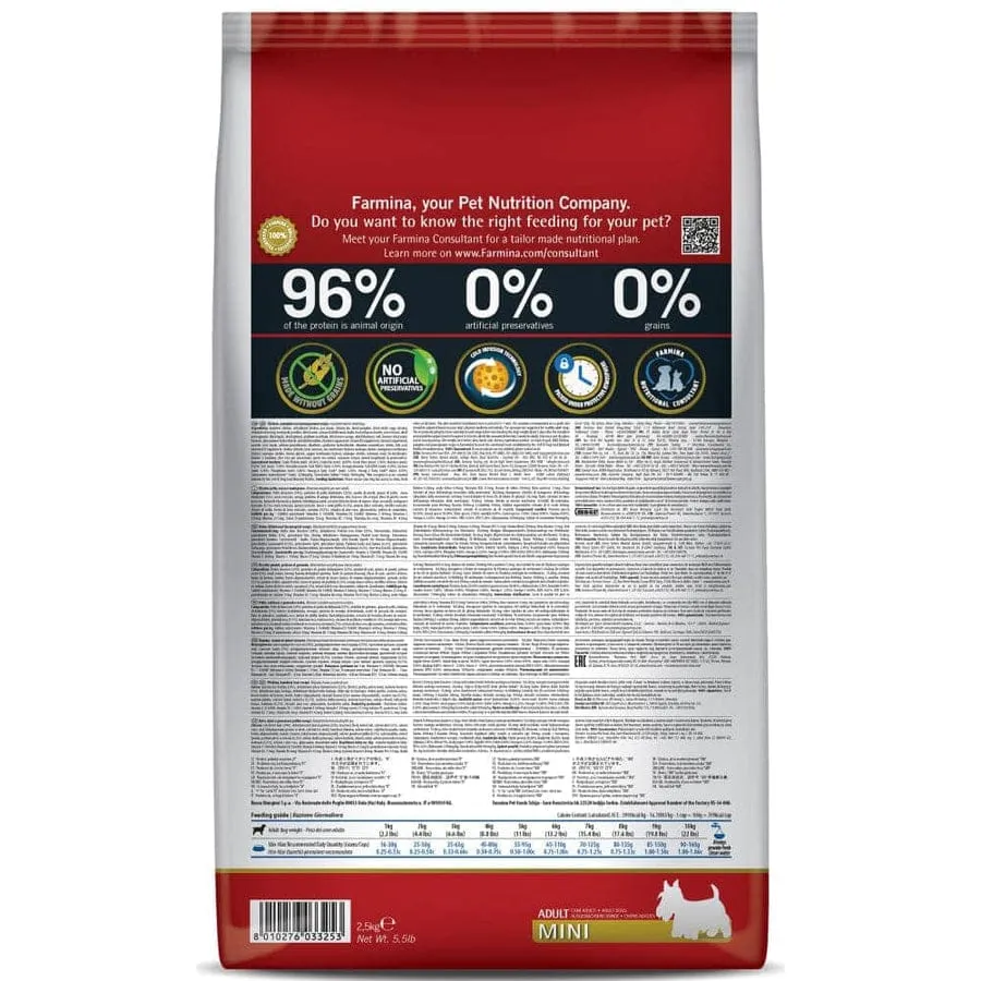 Farmina N&amp;D Pumpkin Chicken and Pomegranate, Dry Dog Food Adult Mini
