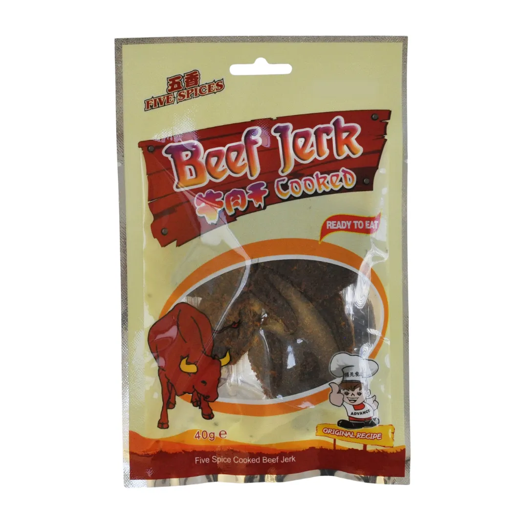 Hot Black Pepper Cooked Beef Jerky 40g by Advance