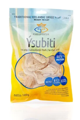Icelandic Dried Fish Bites Snacks 100 gr - Fish jerky