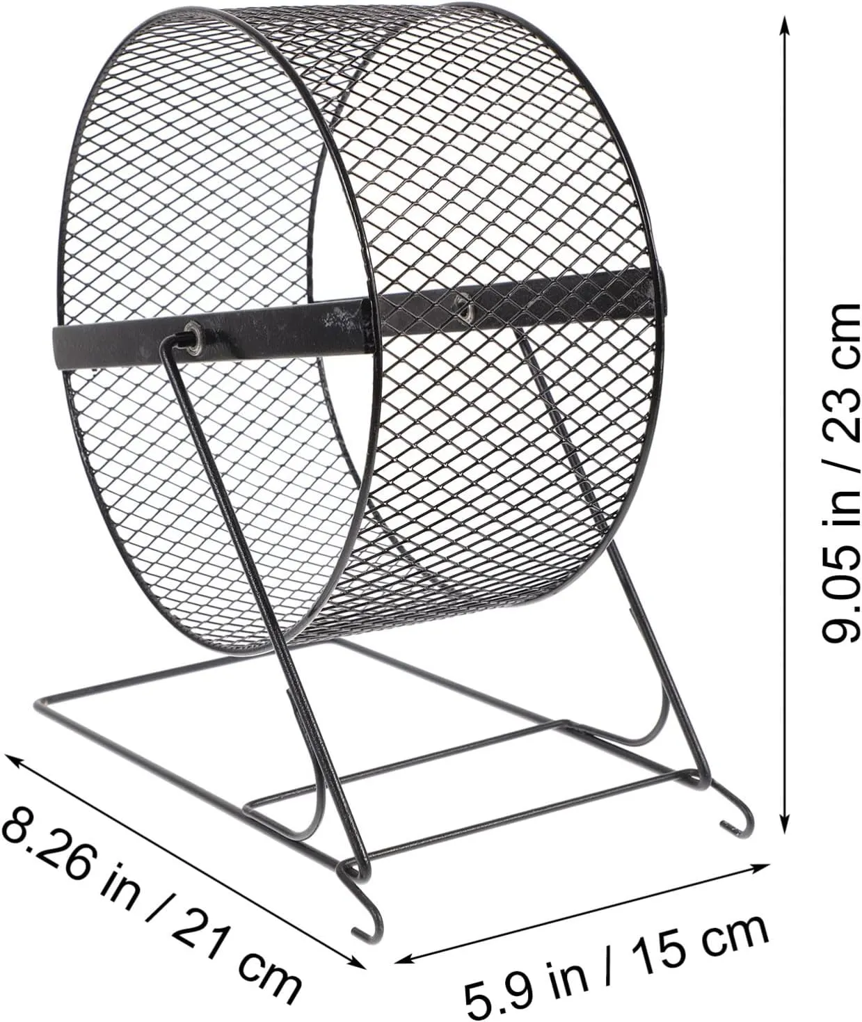 Interesting Hamster Running Wheel - 10 Inch Silent Exercise Wheel for Hamsters, Hedgehogs, and Small Pets with Rack - Fun Hamster Toy for Active Play