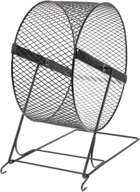 Interesting Hamster Running Wheel - 10 Inch Silent Exercise Wheel for Hamsters, Hedgehogs, and Small Pets with Rack - Fun Hamster Toy for Active Play