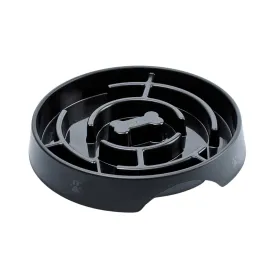 Kanu Pet Black Anti-Reflux Maze Dogs and Cats Feeder