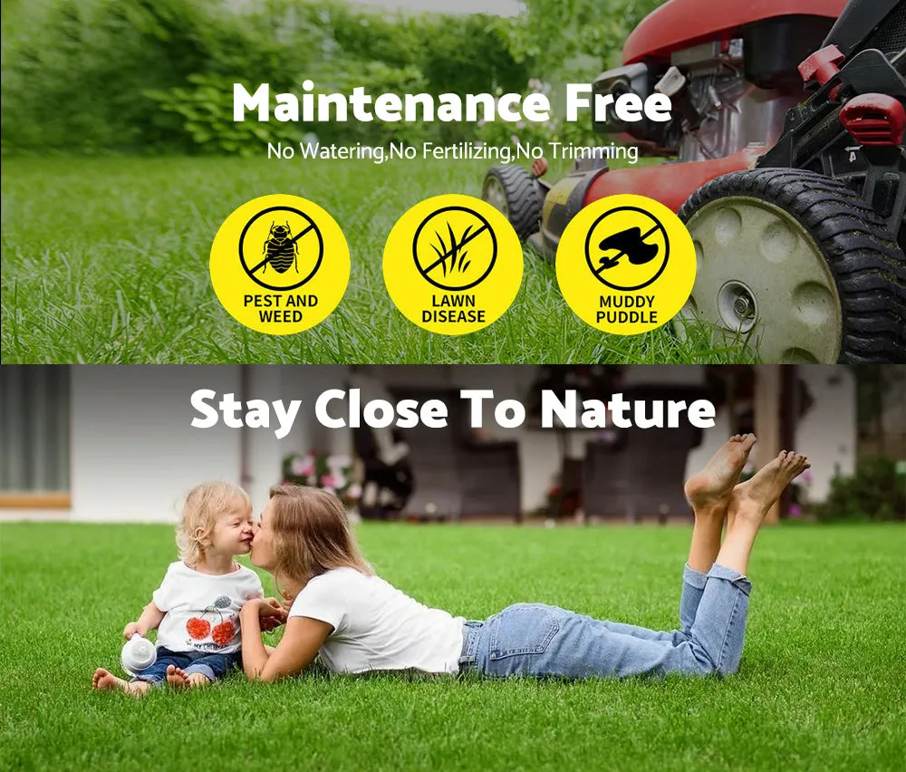 MOBI OUTDOOR Artificial Grass Synthetic Fake Lawn 10SQM Turf Plastic Plant 30mm