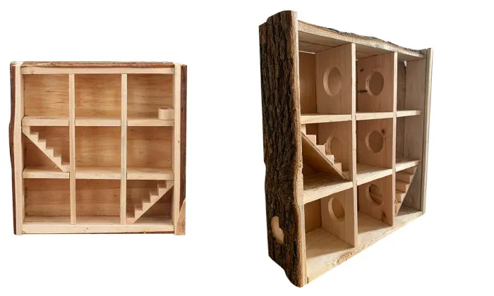 Natural Wooden Hamster Maze Playground