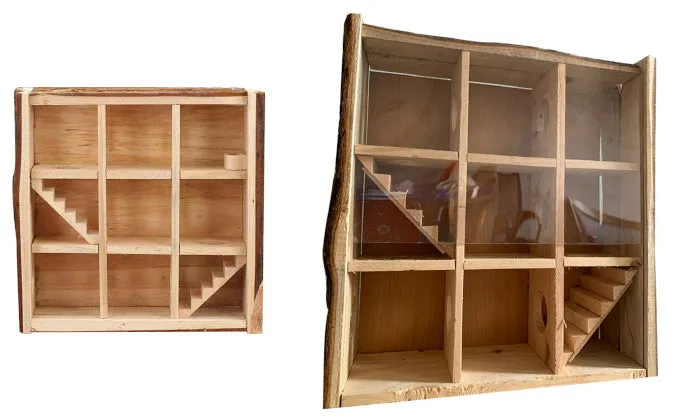Natural Wooden Hamster Maze Playground