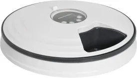 PawHut Automatic Pet Feeder for Cats Dogs with Digital LED Display Timer, 6 Meal Trays for Wet or Dry Food Dispenser
