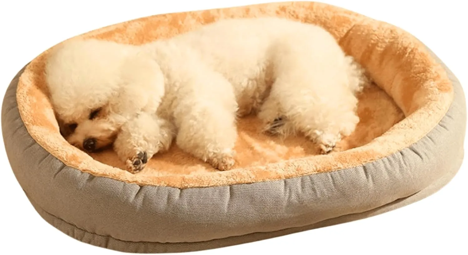 Pet Dog Cat Bed Mat, Non-Slip Detachable and Washable Pet Supplies, Warm Soft Comfortable Puppy Cushion Kennel Mat for Small Medium Large Dogs Cats (Grey,Medium)
