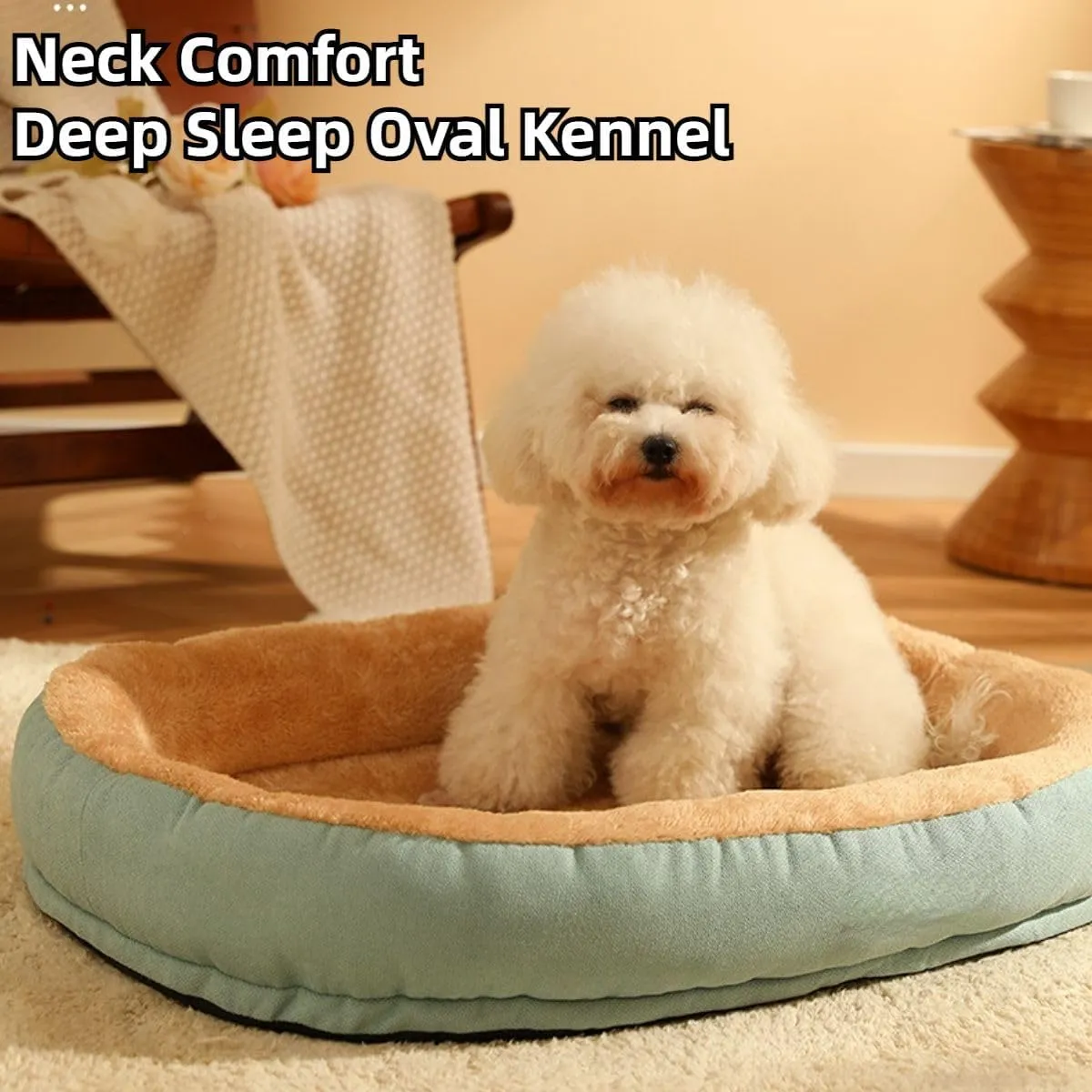 Pet Dog Cat Bed Mat, Non-Slip Detachable and Washable Pet Supplies, Warm Soft Comfortable Puppy Cushion Kennel Mat for Small Medium Large Dogs Cats (Grey,Medium)
