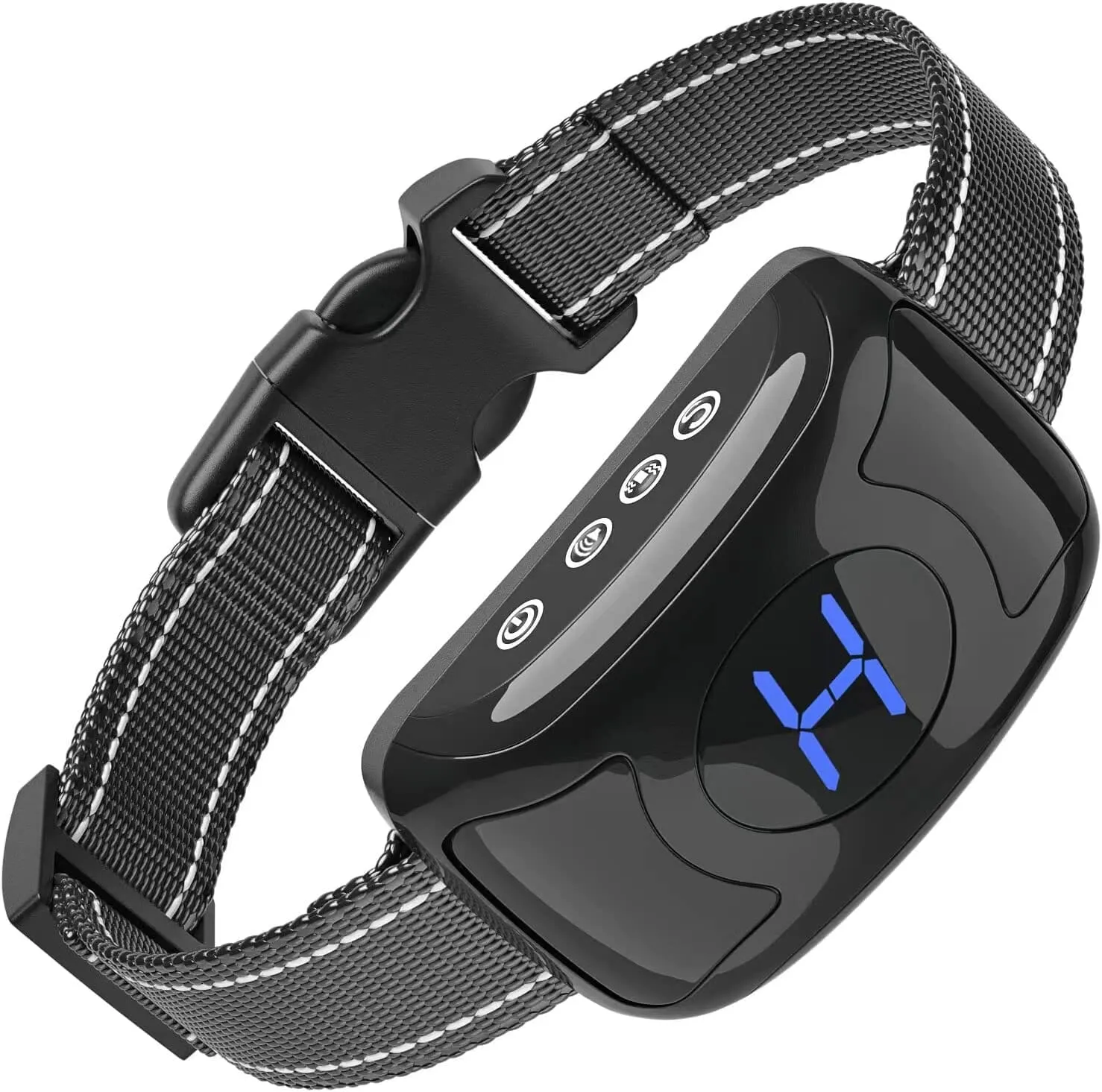 Pet Life ® Woofade 3-Level Sensitivity of Tone and Vibration Anti-Bark Dog Collar