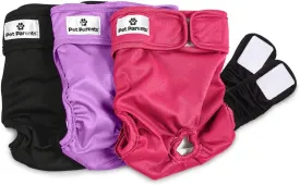 Pet Parents Washable Dog Diapers (3pack)   Extendrs of Durable Doggie Diapers, Premium Dog Diapers Female (X-Large, Princess)
