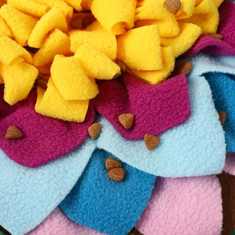Pet Sniffing Training Mat - Eco-friendly Stress Relief & Slow Food Mat for Dogs and Cats