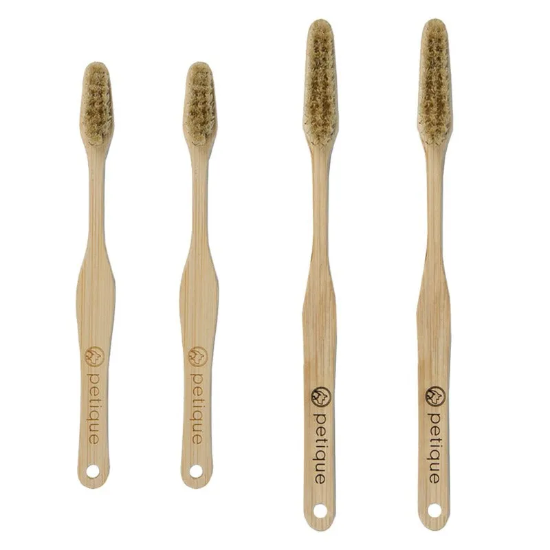 Petique, Eco-Friendly Bamboo Dog Toothbrush