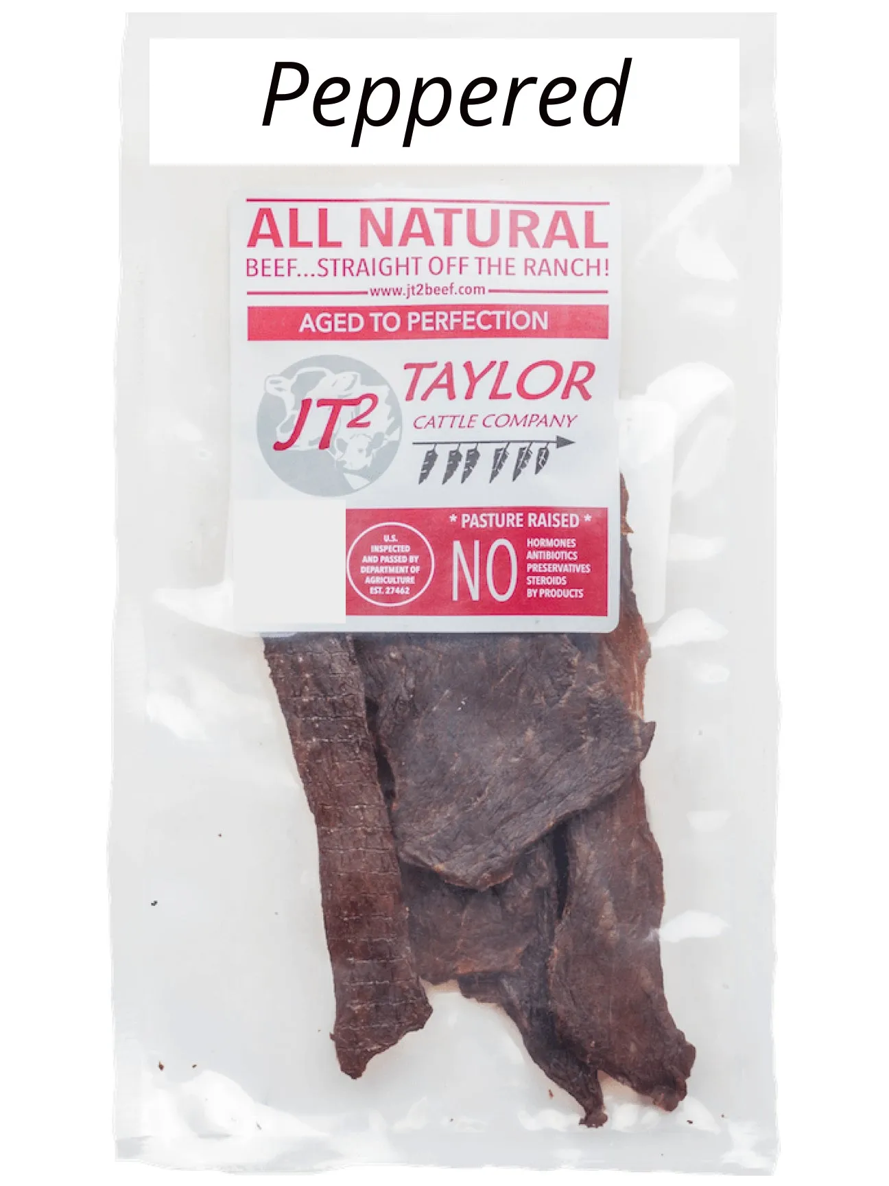 Pick - (2) Peppered Beef Jerky Packs