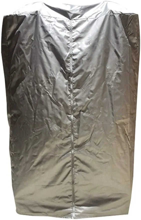 RIYIFER Folding Treadmill Cover, Oxford Cloth Material Running Machine Protective Cover Waterproof Dustproof Cover for Indoor Or Outdoor Use,Gray,S