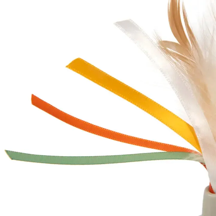 SmartyKat Instincts Rowdy Ribbons™ Electronic Motion Cat Toy (Multi-Color)