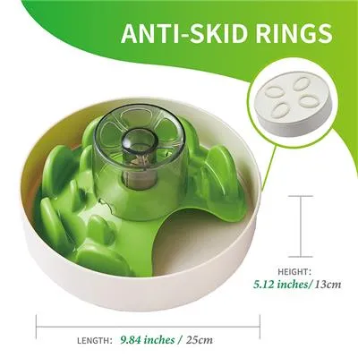 SPIN Interactive Slow Feeder UFO Maze Bowls, Difficult - Tricky Level