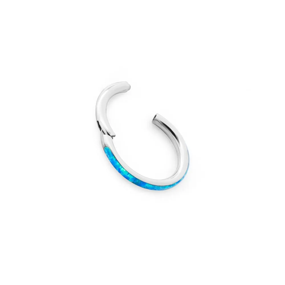 Tilum 16g Sideline Opal Titanium Clicker - Price Per 1