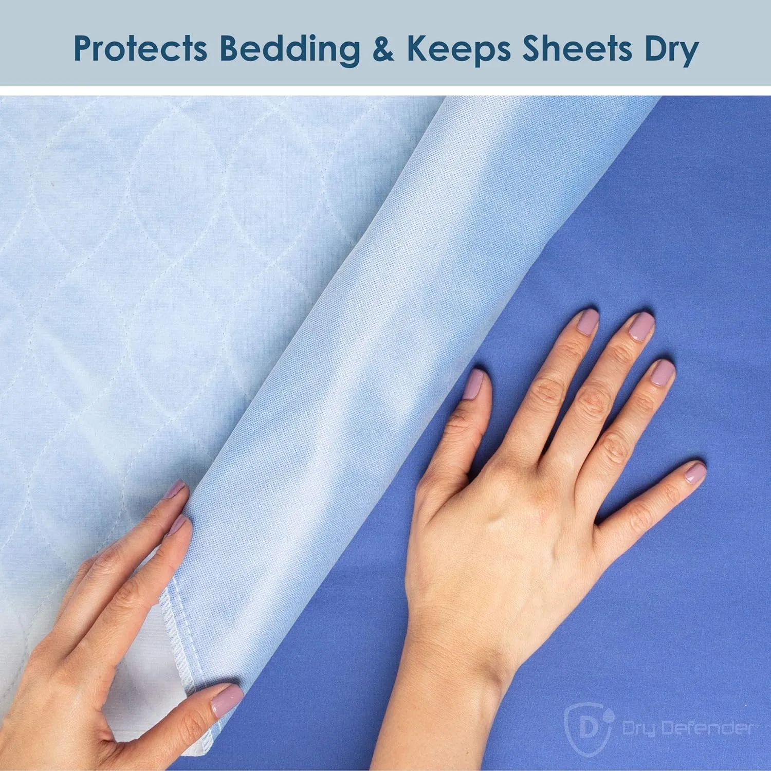 Washable Bed Pads - Reusable Waterproof Mattress Pad for Kids & Adults - Use as Seniors Incontinence Bed Pads, Potty Training, and Pet Pee Pads for Dogs and Cats - Pack of 2 - 36x70