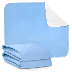 Washable Bed Pads - Reusable Waterproof Mattress Pad for Kids & Adults - Use as Seniors Incontinence Bed Pads, Potty Training, and Pet Pee Pads for Dogs and Cats - Pack of 2 - 36x70