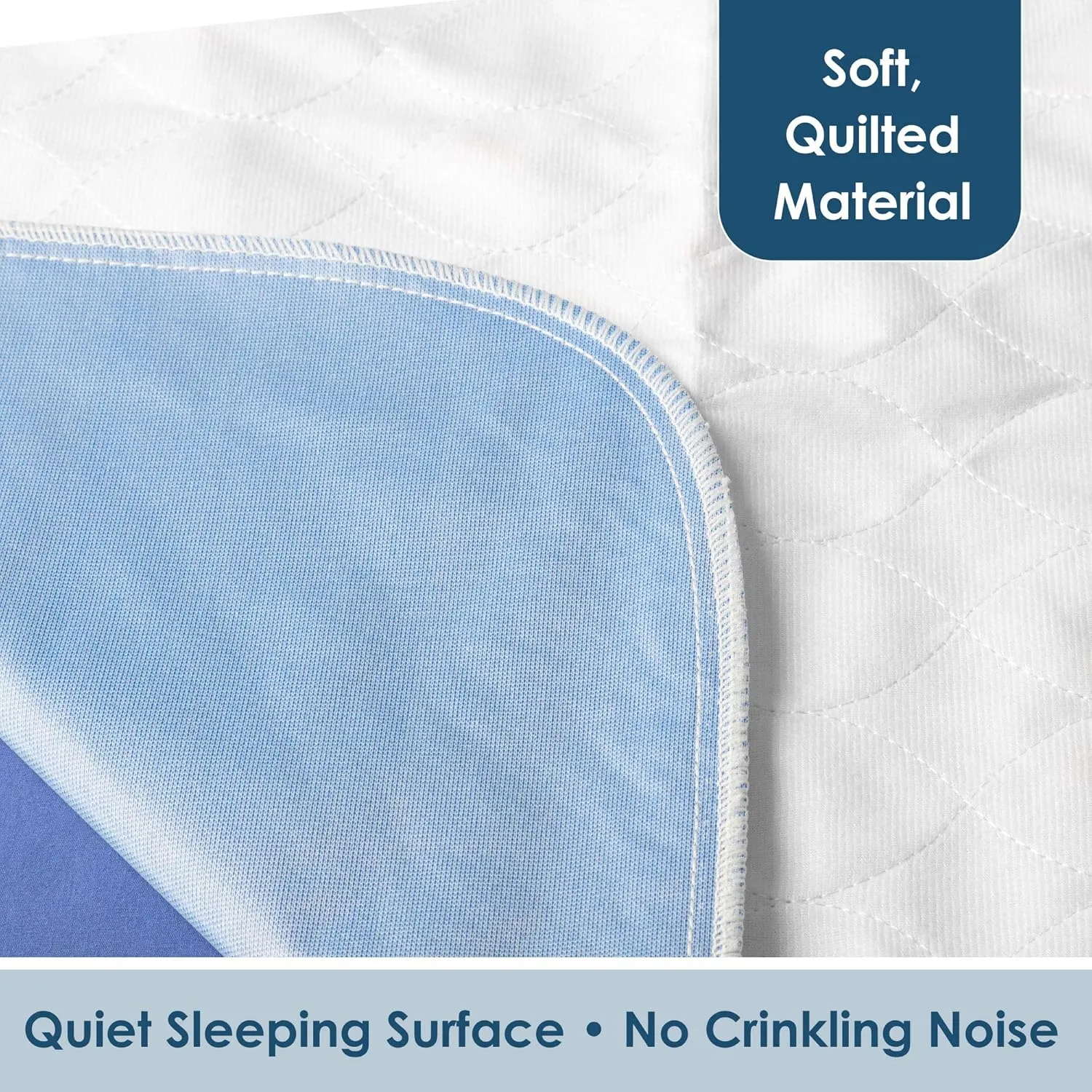 Washable Bed Pads - Reusable Waterproof Mattress Pad for Kids & Adults - Use as Seniors Incontinence Bed Pads, Potty Training, and Pet Pee Pads for Dogs and Cats - Pack of 2 - 36x70
