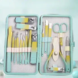Wholesale Gradient Color Stainless Steel Nail Clipper Set