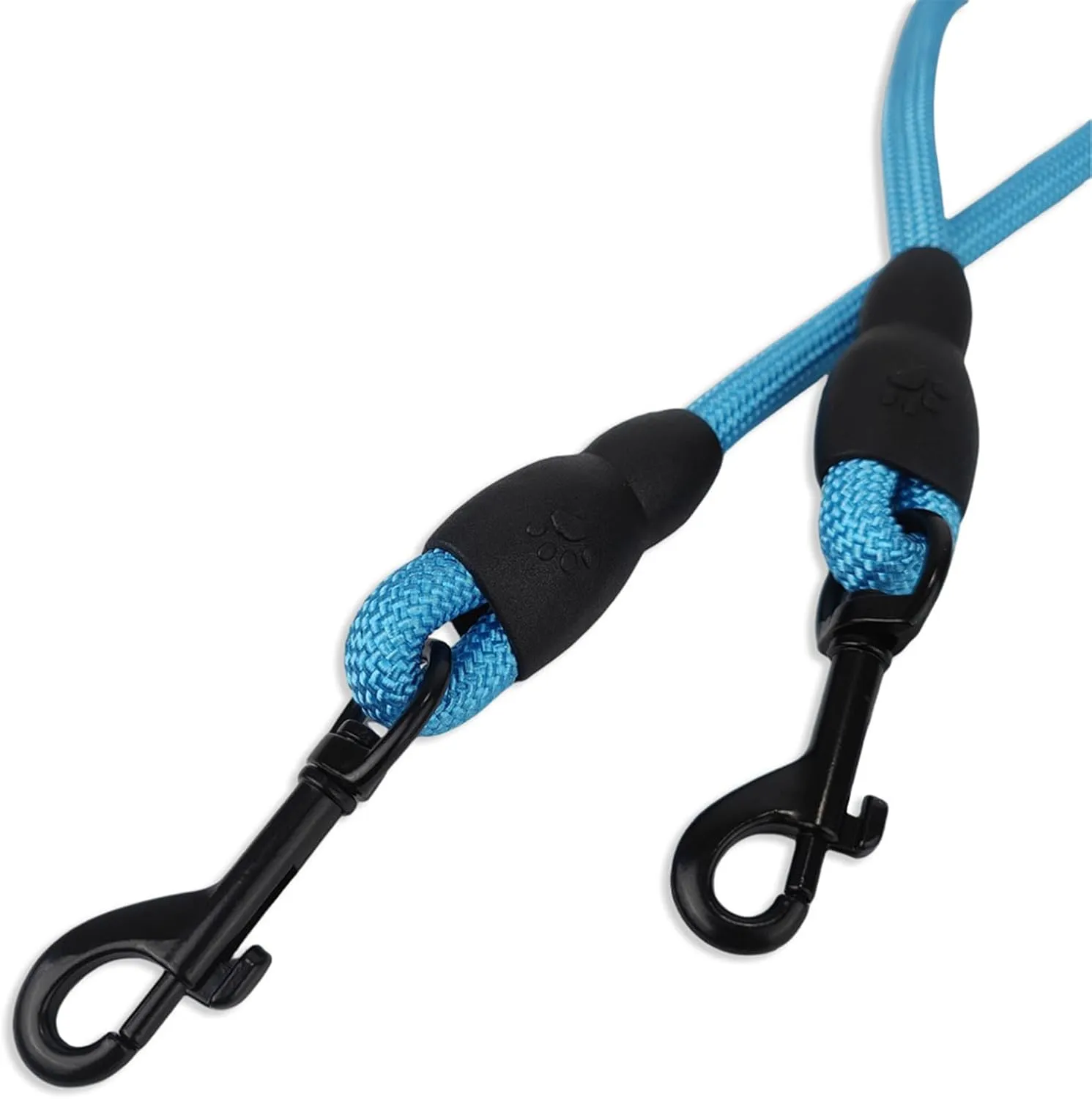 YiZYiF Dual Dog Leash for 2 Dogs Heavy Duty Double Head Pet Lead with Comfortable Padded Handle for Walking Blue One Size
