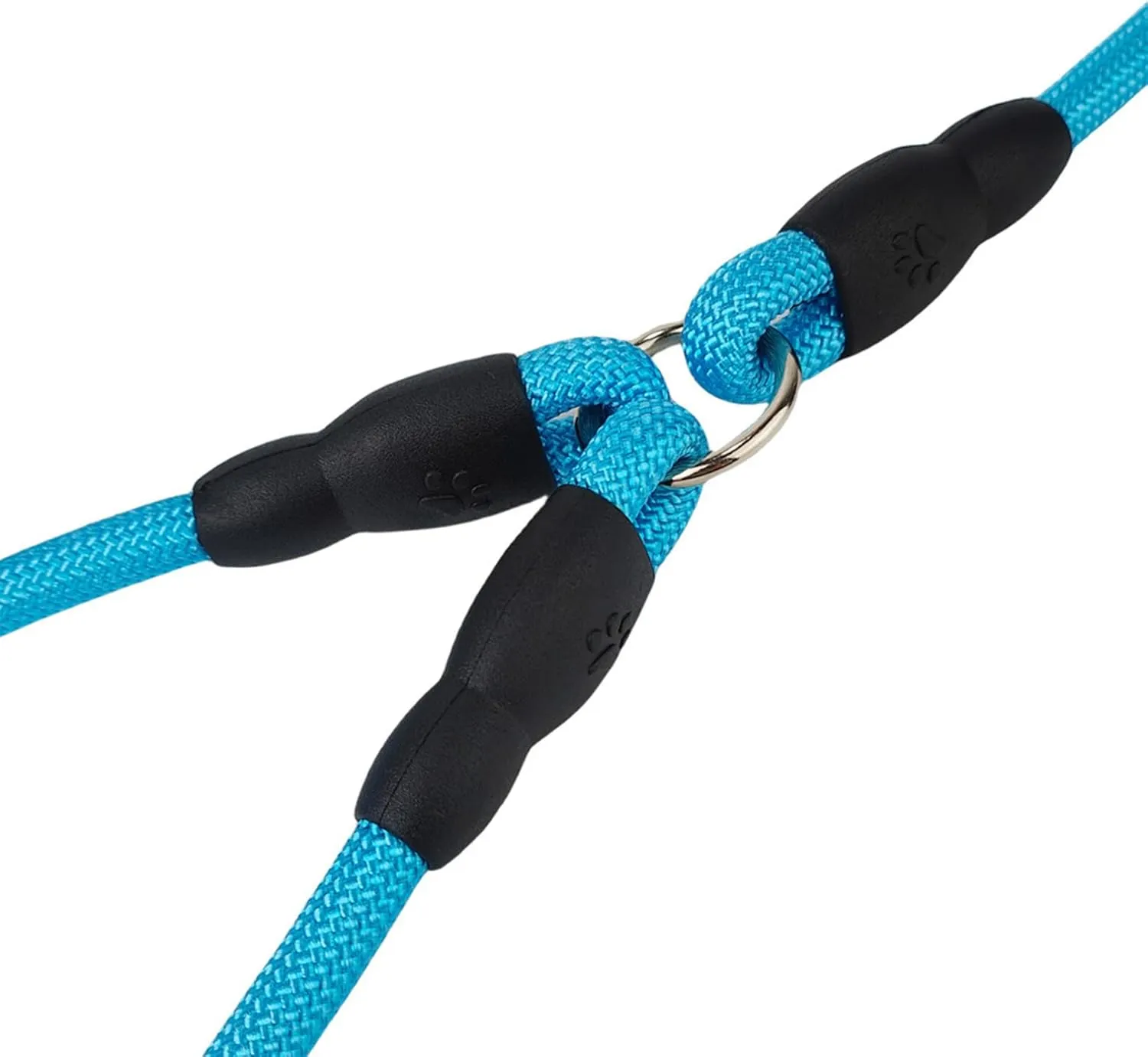 YiZYiF Dual Dog Leash for 2 Dogs Heavy Duty Double Head Pet Lead with Comfortable Padded Handle for Walking Blue One Size